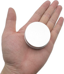 1oz/30 ml Aluminum Tin Container Metal Storage Jar Screw Round top