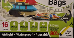 Smart Storage 16 PCS-Small to Jumbo Space Saver Vacuum Seal Storage Bags – NEW