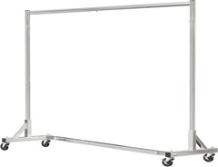 Industrial Grade Z Base 70In Extra Long Clothes Garment Rack, Commercial Grade R