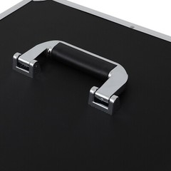 Vinyl Record Holder Storage Vintage Case Carrying Locking 50 Album Organizer NEW