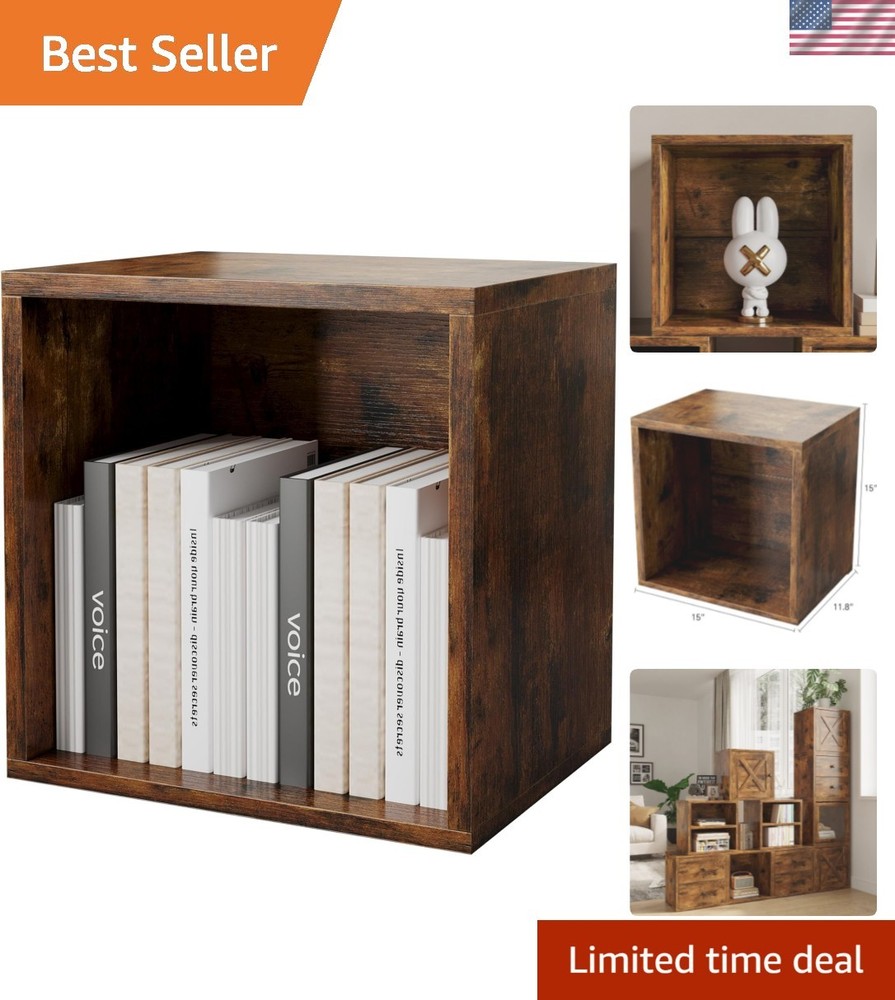 Magic DIY Cube Storage Organizer Stackable Cubes for Home Books Clothes Toy-M…