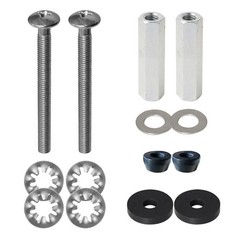 Heavily Constructed Toilet Bolts Kit with Essential Installation Tools