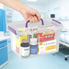 6 Pack 6 Quart Clear Storage Boxes with Lids for Home Organization