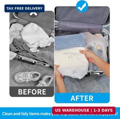 COIDEA, Waterproof Travel Drawstring Shoe Bags for Packing, Storage, Travel Esse