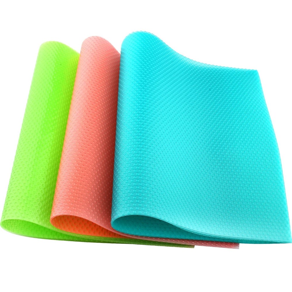 8 Pcs Refrigerator 17.7×11.4×0.04 inches, 8 Pack-pink/2 Green/3 Blue/3