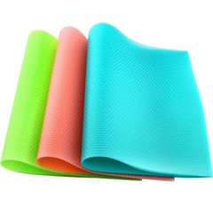 8 Pcs Refrigerator 17.7×11.4×0.04 inches, 8 Pack-pink/2 Green/3 Blue/3