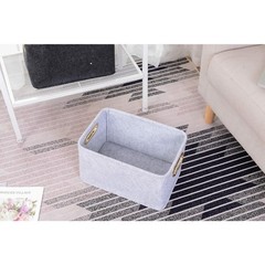 Foldable Fabric Storage Bins with Handles Collapsible Organizer Box for Toys
