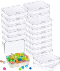 MFDSJ 6 Pcs Mini Plastic Storage Containers 1 Count (Pack of 6), Multicolor 1