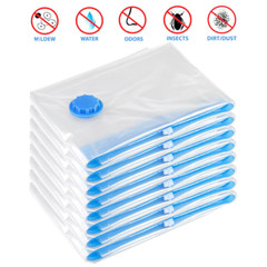 6 Super Jumbo Extra Large Space Saver Vacuum Seal Storage Bag Largest Space Bags