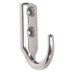 Sugatsune El-25 Hook, Silver, Stainless Steel, 1 1/32 In D