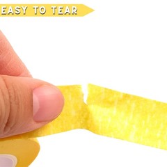 Pinstripe Tape 5 Rolls Masking Thin Automotive Craft Art Yellow 5 Sizes