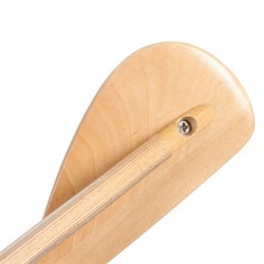 24 Pack Premium Wide Shoulder Wooden Suit Hangers with Anti-Slip Bar for Coats