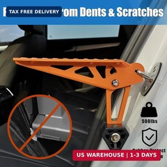 TOOENJOY Universal Fit Car Door Step, Foldable Roof Rack Door Step Up on Door La