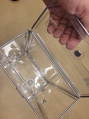 Invisibox clear foldable Storage Stackable Organizer 8″x11″x4″ GREAT FOR SHOES!