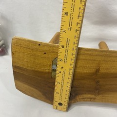 Rustic Live Edge Cedar Coat Hat Rack With Four 6 In Pegs 21.5in Long X6 In Tall