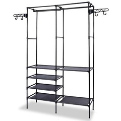 Heavy Duty Wardrobe Hanger Clothes Rack Garment Storage Stand Closet Organizer