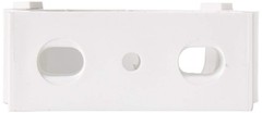 10-Pack 4″ White Pipe Hangers | Surface Mount Polypropylene | Durable One-Piece