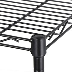 2PCS 4 Tier Wire Shelving Rack Shelf Kitchen Storage Metal Shelf Organizer