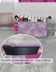 Rectangular Storage Basket Fabric Organizer Bin for Toys,Books,Clothes,Gifts