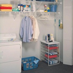 Wire Shelf ClosetMaid 6ft x 12in Ventilated with Rod Vinyl Coated Closet Storage