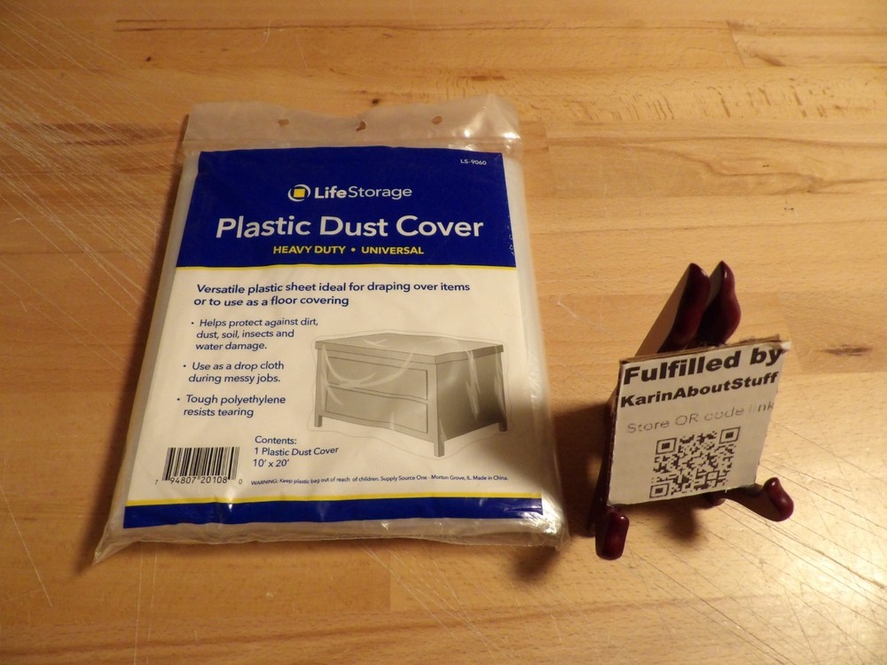 Dust Cover For Tables & Protection For Moving Life Storage 10′ L X 20′ W 2.0 Mil