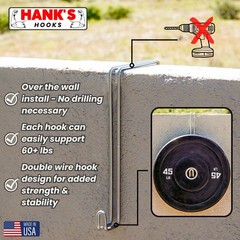 Over The Wall Heavy Duty Concrete Cinder Cement Block Wall Outdoor No Drill F…