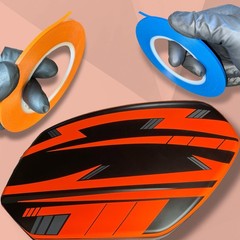 Flexible Vinyl Fine Line Masking Tape for Automotive Custom Paint, No Residue…