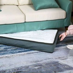 2Pcs Organizer Under the Bed Storage Box for Clothes Blankets Foldable Non-Woven