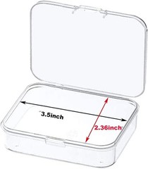 MFDSJ 6 Pcs Mini Plastic Storage Containers 1 Count (Pack of 6), Multicolor 1