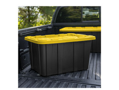 Sterilite Large Storage Bin, 27 Gallon Durable Plastic Storage Tote with Lid