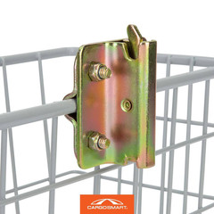 12 In. W X 6 In. H Small Steel Track Basket
