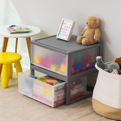 Stackable Modular Plastic Storage Bins Ideal Closet Garage Organization New