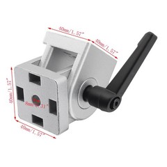 Swivel Aluminum Extrusion Profile Hinge with Handle 4040 Series Pivot Aluminu…