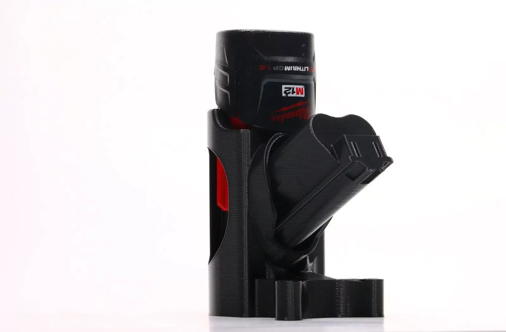 2-in-1 Tool / Battery Slanted Wall Mount for Milwaukee M12
