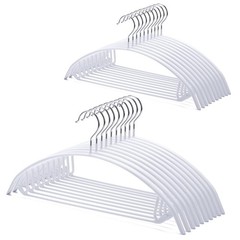 Nature Smile 20 Pack Non-Slip Suit Hanger,Coat Jacket Hangers,Sweater Hangers,PV