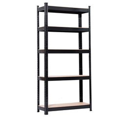 5-Tier Heavy Duty Metal Shelving 59 in Racking Storage Unit Warehouse Shed Rack