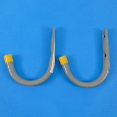 J Hook Utility Hooks w/ Vinyl Tips 6″ 2 Piece Garage Storage Ladder Tool Hangers