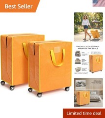 Durable Oversized Wheeled Tote with Removable Wheels – 24G for Easy Moving