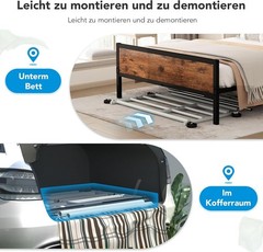 Flexible Mobile Coat Rack with Bottom Rack and Adjustable Heights