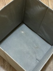 Set Of 6 Gray Fabric Storage Cubes – 11x11x10 Inches – Organization, Foldable