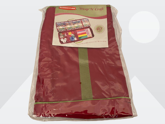 Rubbermaid Wrap N Craft 3K80 Fits 40″ Wrapping Paper Bows Bags Tool Organizer