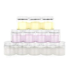Healthy Packers 4oz Plastic Jars with Lids – Lotion Containers with