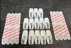 3M Command Medium Metal Wire Hooks Value Pack 13 Hooks + 16 Strips 2lb Capacity
