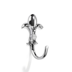 Heavy Duty Polished Chrome Bathroom Door Coat Towel Robe Wall Hooks 5 PCS Set