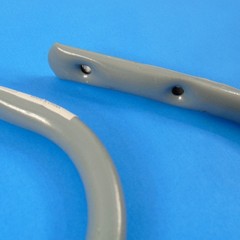 J Hook Utility Hooks w/ Vinyl Tips 6″ 2 Piece Garage Storage Ladder Tool Hangers