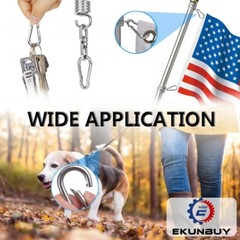 Durable Spring Snap Hooks – 24 Pack Heavy Duty Metal Clips for Camping & Fishing