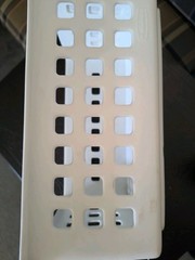 RUBBERMAID Slide N Stack Storage Basket / Bin ~ 5581 ~ White USA 2002