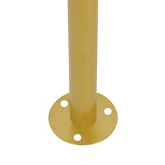 Gold Metal Hanging Clothes Rail, Heavy Duty Wall-mounted Garment Rack, 98.4*63in