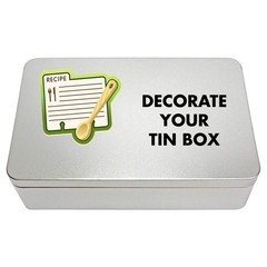 XL (8.5 x 5.3 x 1.9 In) Silver Metal Rectangular Empty Tin Containers for Gif…