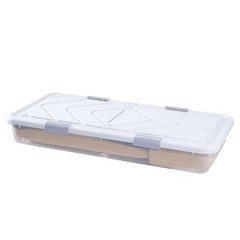 VEVOR Under Bed Storage with Wheels 31.7×15.6×6.9 In Rolling Storage Bags 4 Pack